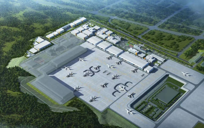 全国规模最大的机场145维修单位开工建设