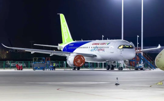 国产C919-600高原型高清图曝光