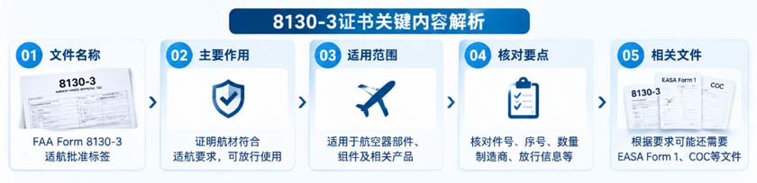 8130-3证书关键内容解析