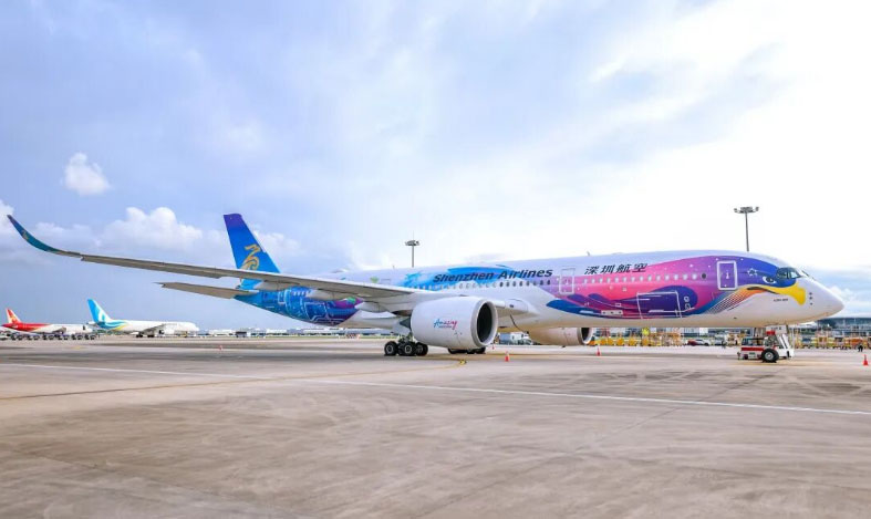 深航首架 A350 完成首航 四大维度赋能航司国际化发展